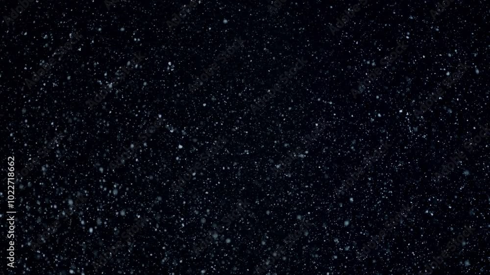 Falling natural snowflakes isolated on a black background, a lot of falling chaotic snow for any winter project. Falling natural snowflakes isolated on a black background, a lot of falling chaotic snow for any winter project.