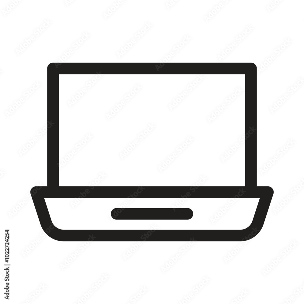 Laptop and Computer Icon, Technology Symbol, Portable Device Laptop and Computer Icon, Technology Symbol, Portable Device