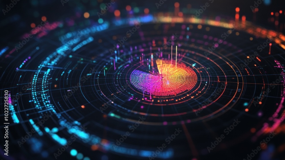 Abstract Digital Data Visualization Abstract Digital Data Visualization