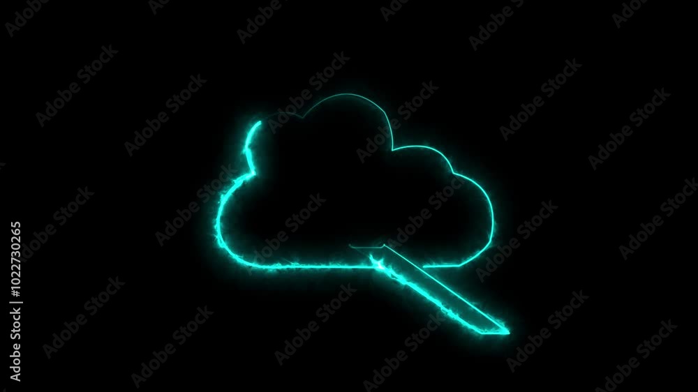 Glowing neon line Storm warning icon isolated on black background. Exclamation mark in triangle symbol. Weather icon of storm. 4K Video motion graphic animation Glowing neon line Storm warning icon isolated on black background. Exclamation mark in triangle symbol. Weather icon of storm. 4K Video motion graphic animation