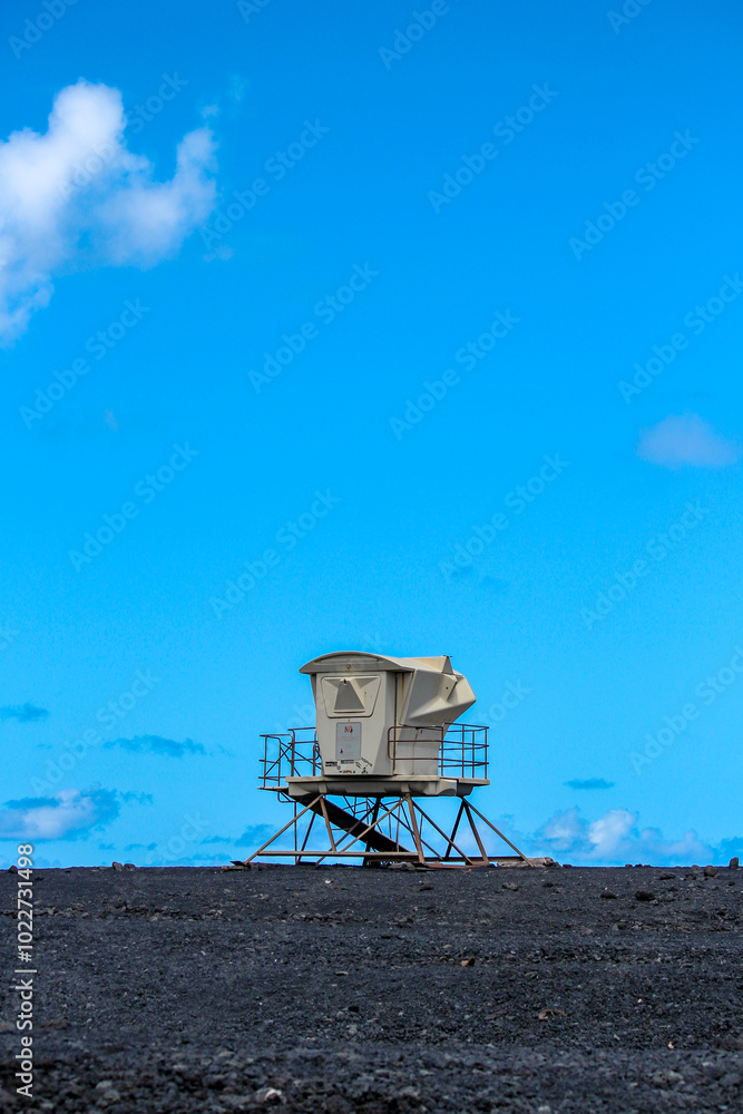 lifeguard tower on the beach lifeguard tower on the beach