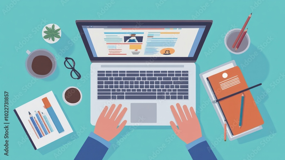 Illustration of companies creating remote work policies that promote flexibility, accountability, and work-life balance, illustrations Illustration of companies creating remote work policies that promote flexibility, accountability, and work-life balance, illustrations