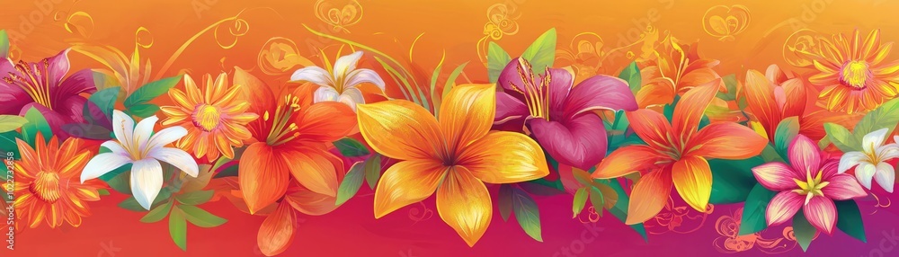 A vibrant bouquet of flowers in various colors, perfect for enhancing nature-themed designs or seasonal decorations. A vibrant bouquet of flowers in various colors, perfect for enhancing nature-themed designs or seasonal decorations.