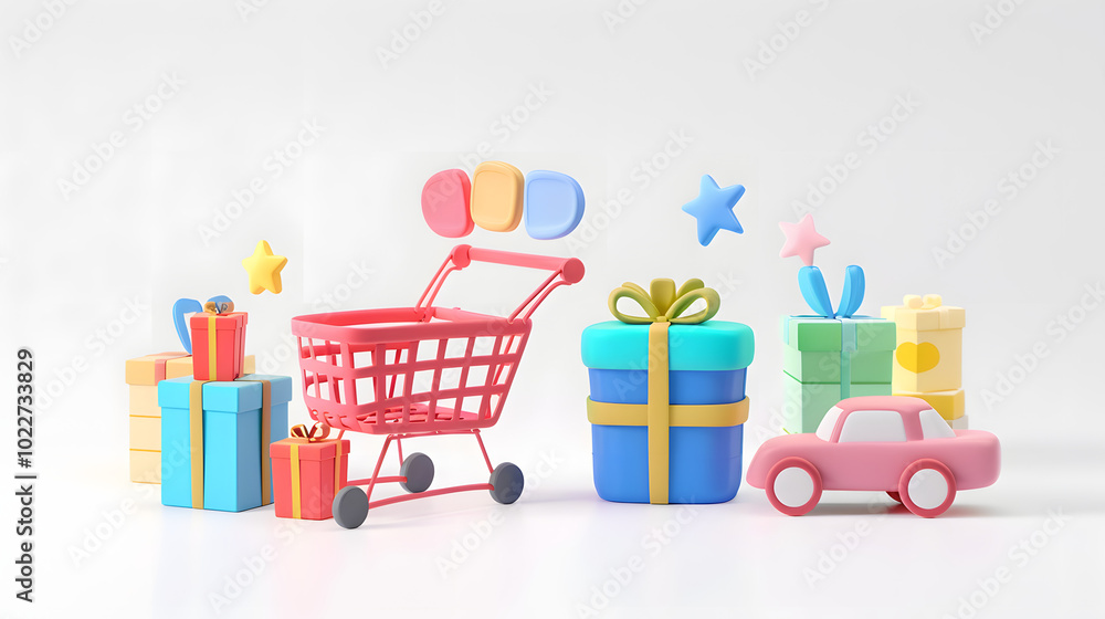 Discount icons E-commerce 3D Discount icons E-commerce 3D