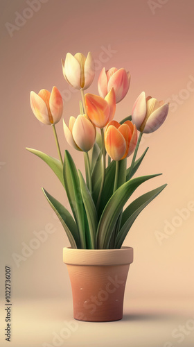 Potted Tulips