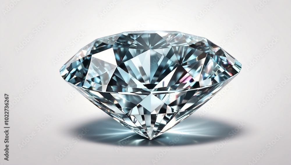 Diamond Isolated on Transparent or White Background Diamond Isolated on Transparent or White Background