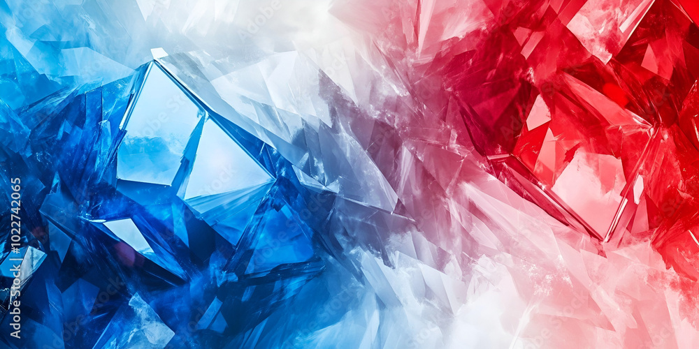 Colorful Geometric Crystal Pattern Colorful Geometric Crystal Pattern