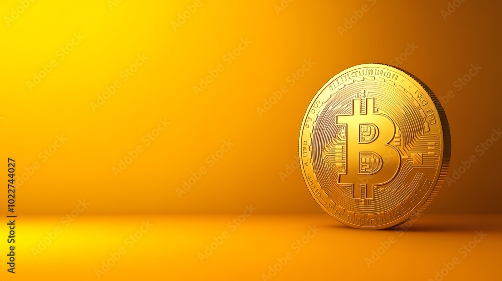 Bitcoin, copy space for text
Bitcoin, copy space for text