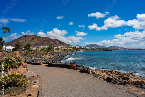 View of the vacation region at Playa Blanca