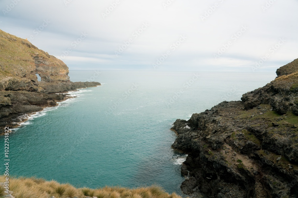 Haylocks Bay at Akaroa Head Scenic Reserve - Beautiful Coastal View Haylocks Bay at Akaroa Head Scenic Reserve - Beautiful Coastal View