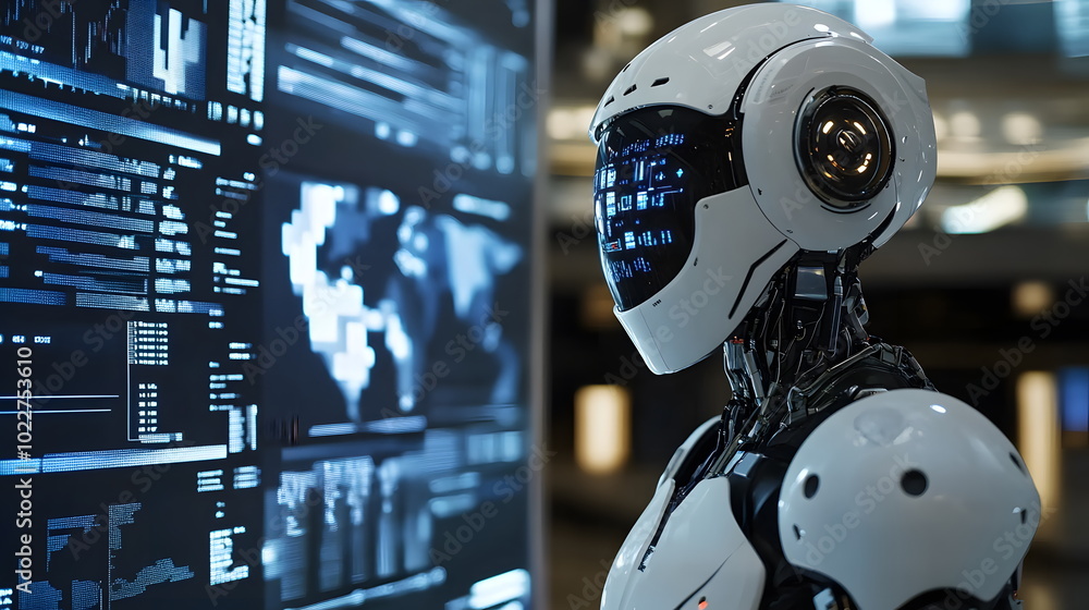 Robotic Assistant Aiding Trader Analysis Robotic Assistant Aiding Trader Analysis
