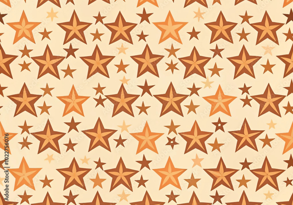 Seamless star pattern with warm earth tones 따뜻한 흙빛 색조의 별 무늬 패턴 Seamless star pattern with warm earth tones 따뜻한 흙빛 색조의 별 무늬 패턴