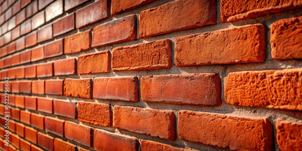 Fototapeta premium Red Brick Wall Texture Background for Creative Designs and Projects