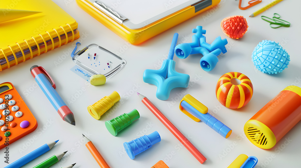 Marker icons Stationaries 3D Marker icons Stationaries 3D