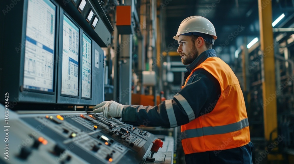 Industrial Worker Monitoring Control Panel Industrial Worker Monitoring Control Panel
