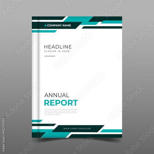 business annual report cover template geometric design.suit cover book, Brochure flyer, magazine and document page design collection