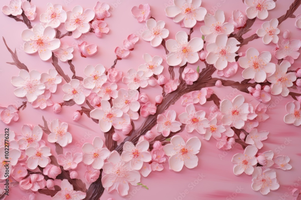 Fototapeta premium Sakura Blossoms: The Timeless Beauty of Cherry Blossoms, generative ai