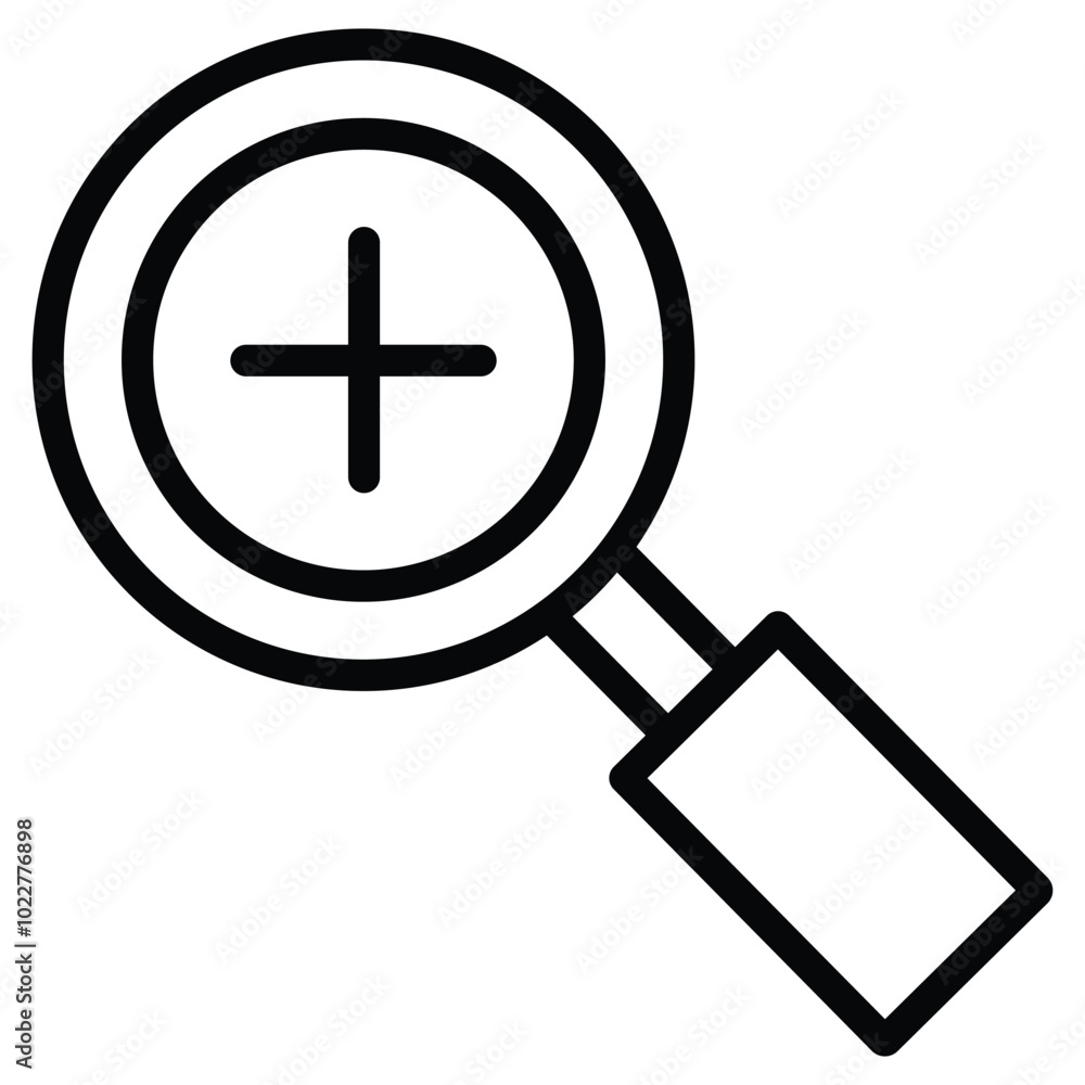 Zoom Out Icon Outline Style. Editable Stroke Icon. Zoom Out Icon Outline Style. Editable Stroke Icon.