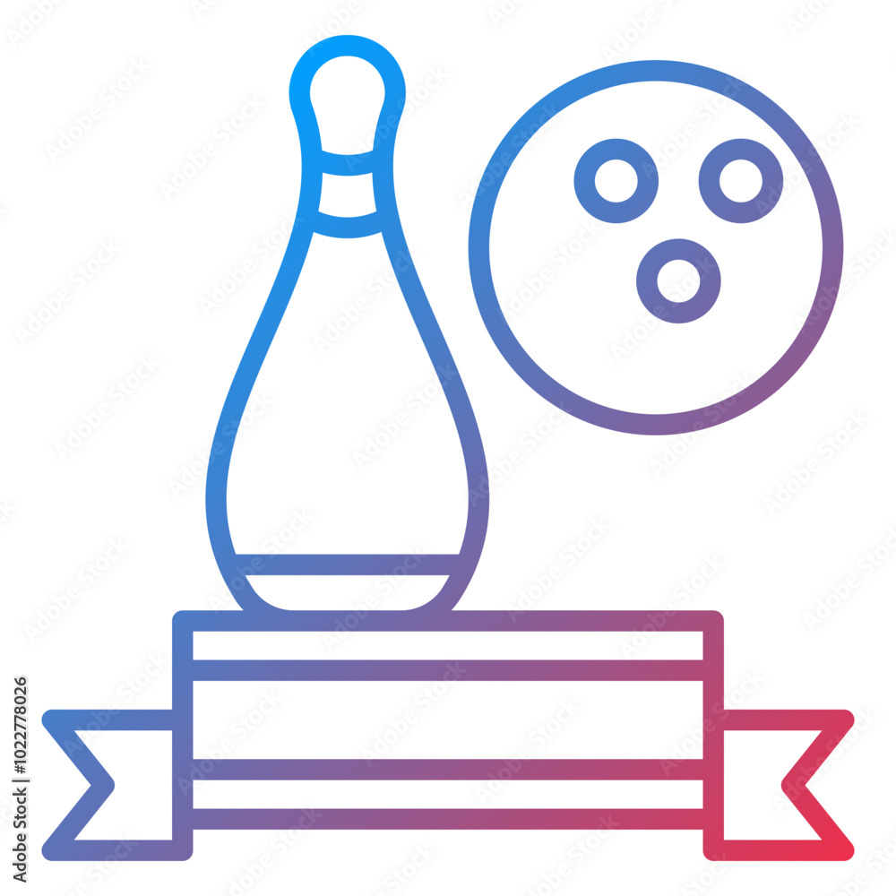 Bowling League icon style Bowling League icon style