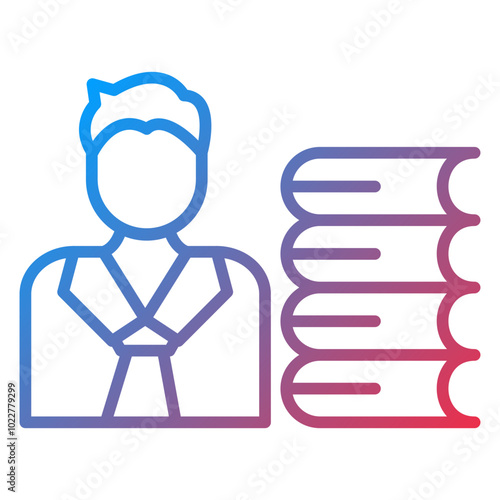 Librarian icon style