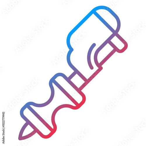 Pneumatic Tattoo Machine icon style