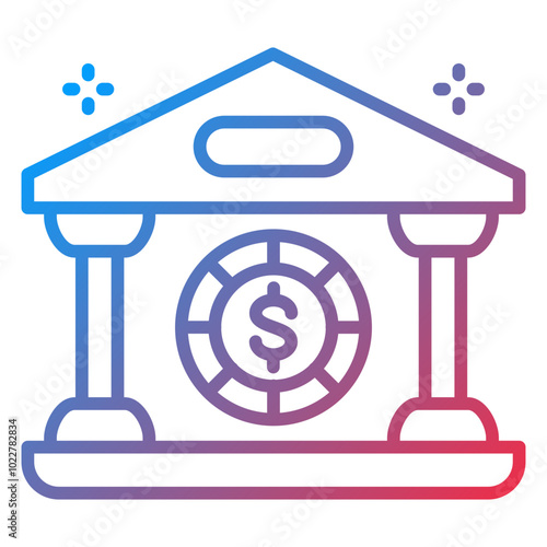 Bank icon style