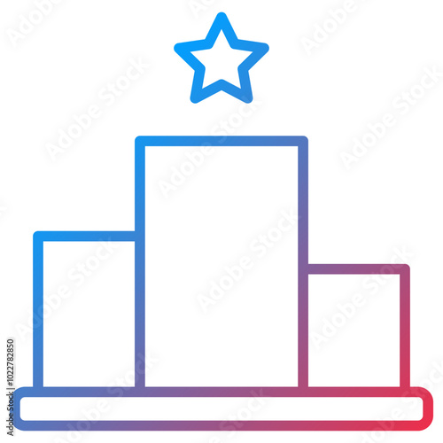 Podium icon style