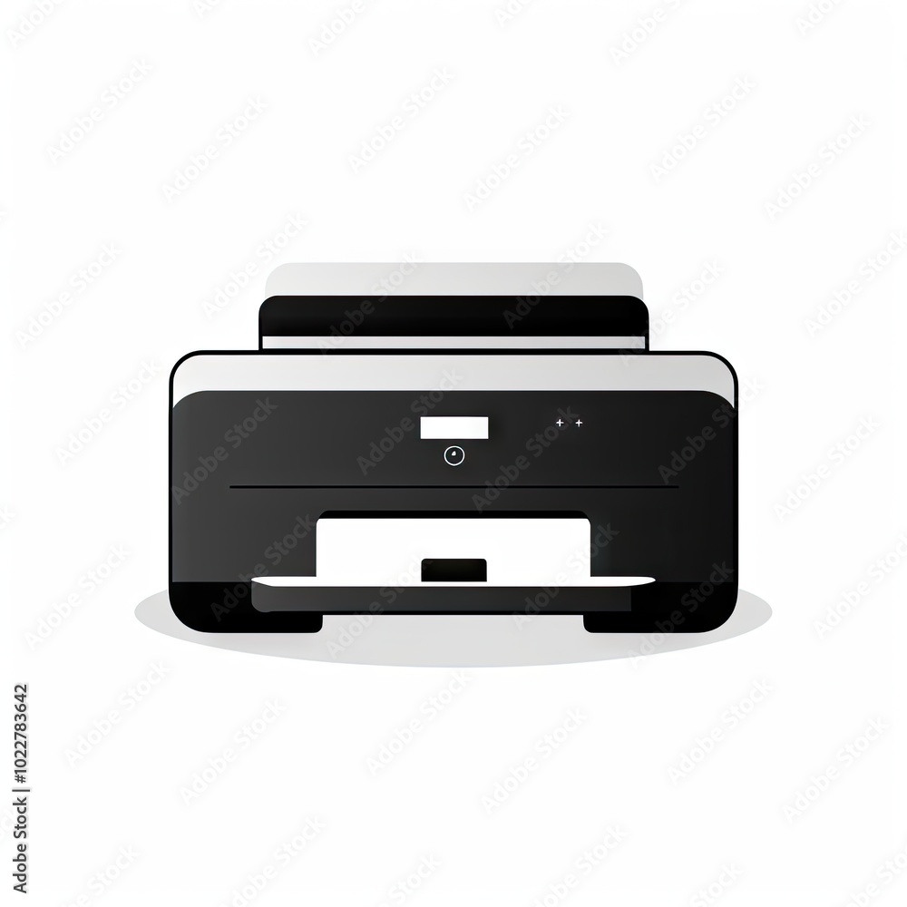 Simple Printer Icon, MFP Isolated, Laser Print, Inkjet Printer Icon for Web, Advertising, Layout Design, AI Simple Printer Icon, MFP Isolated, Laser Print, Inkjet Printer Icon for Web, Advertising, Layout Design, AI