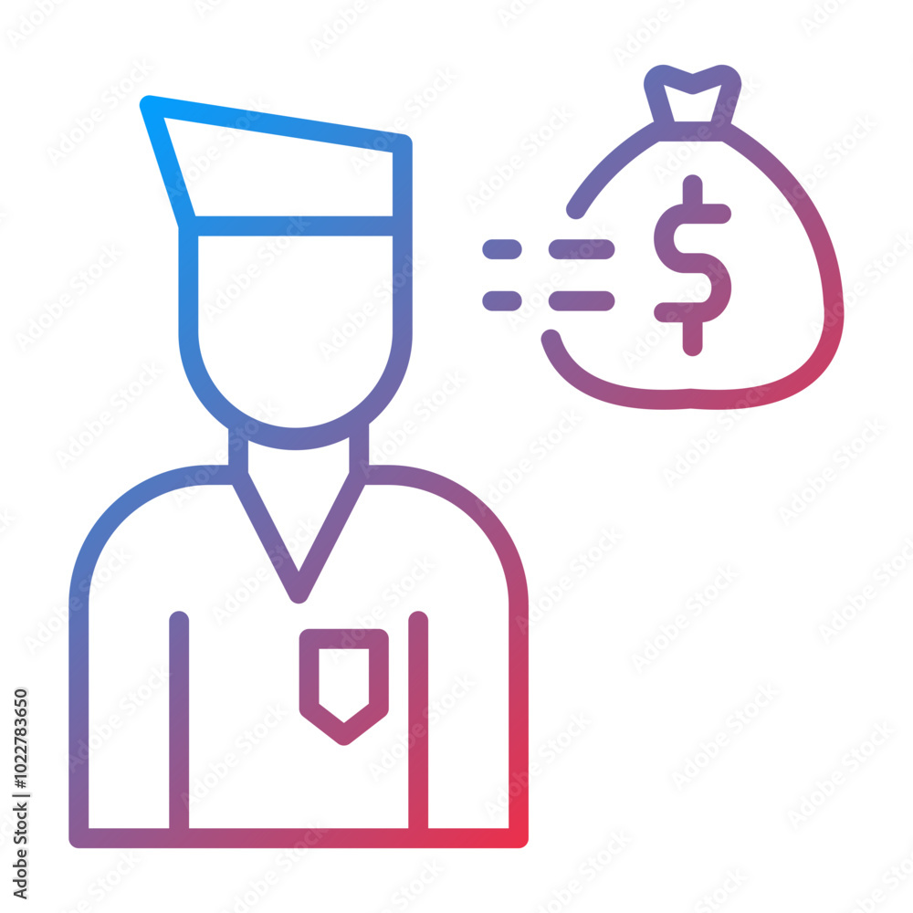 Corrupt Man icon style Corrupt Man icon style