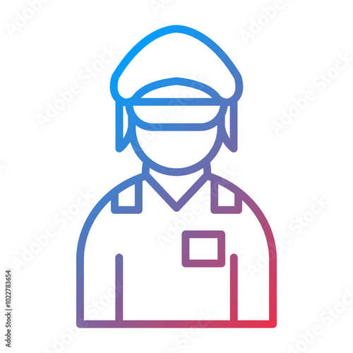 Police Women icon style