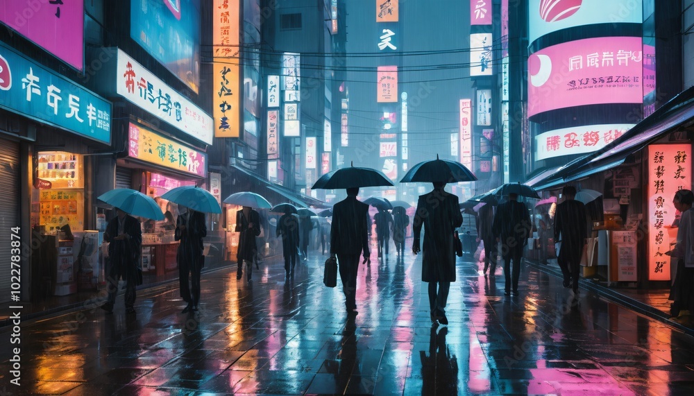 Futuristic Tokyo Street