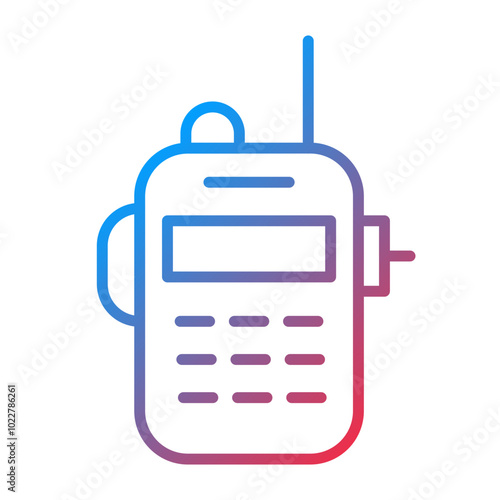 Walkie Talkie icon style
