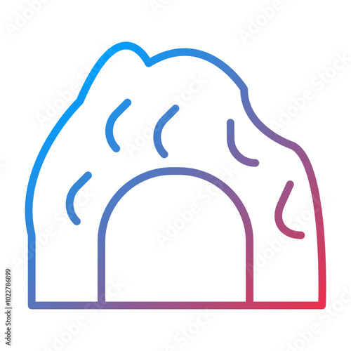 Caving icon style