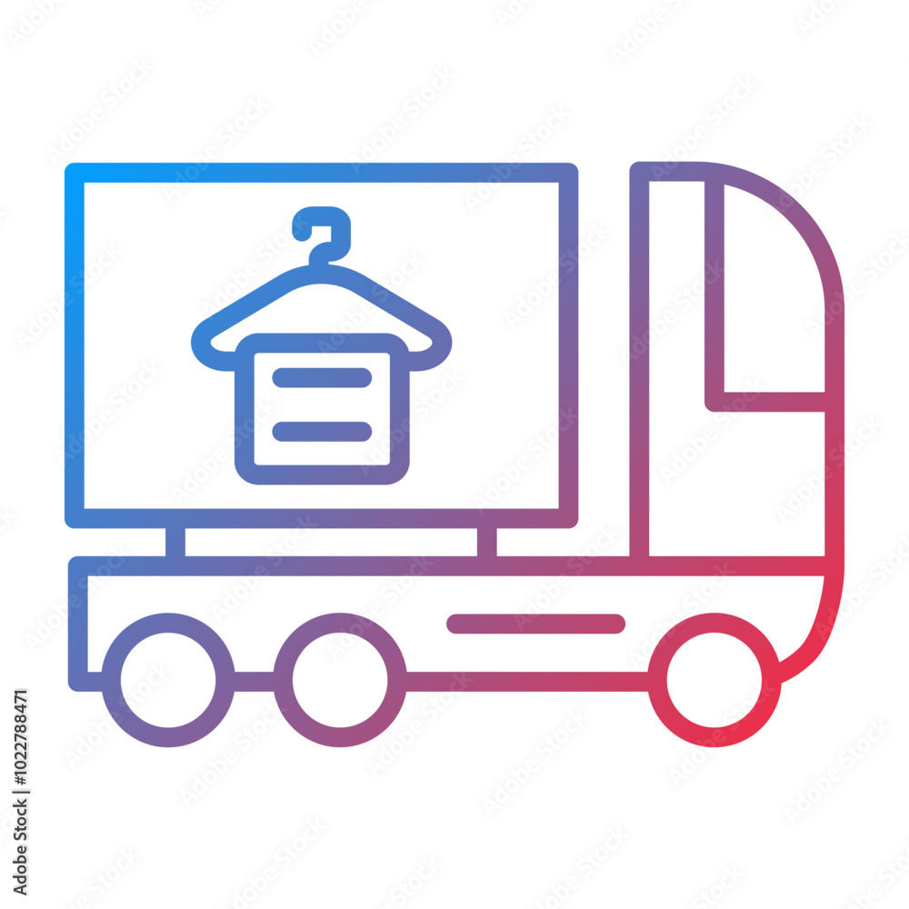 Delivery Truck icon style Delivery Truck icon style
