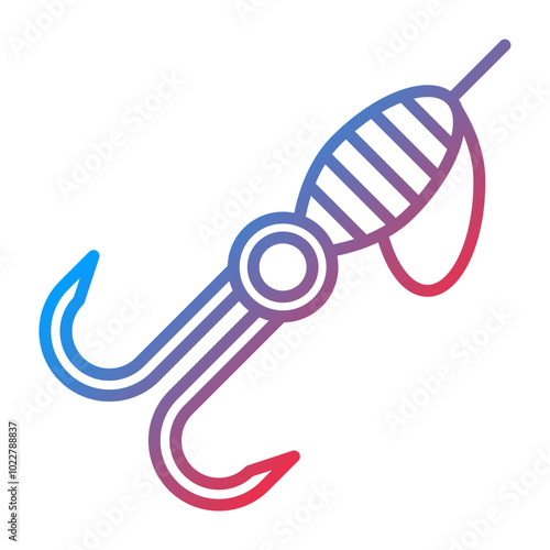 Spinner Lure icon style