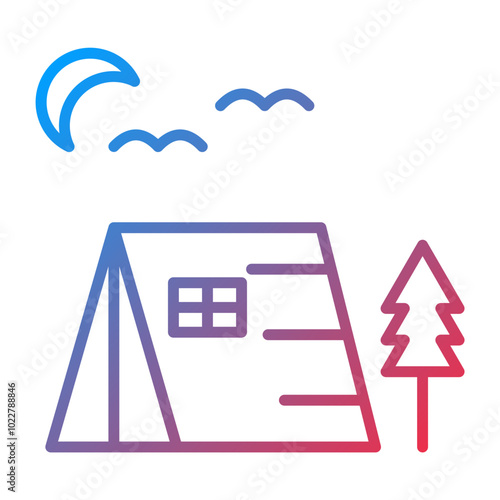Campsite icon style