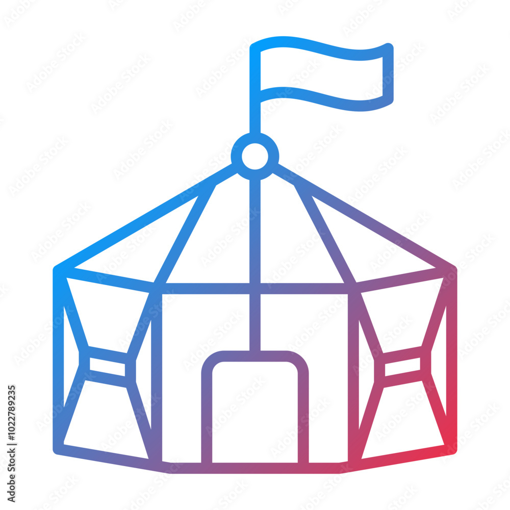 Majlis Tent icon style Majlis Tent icon style