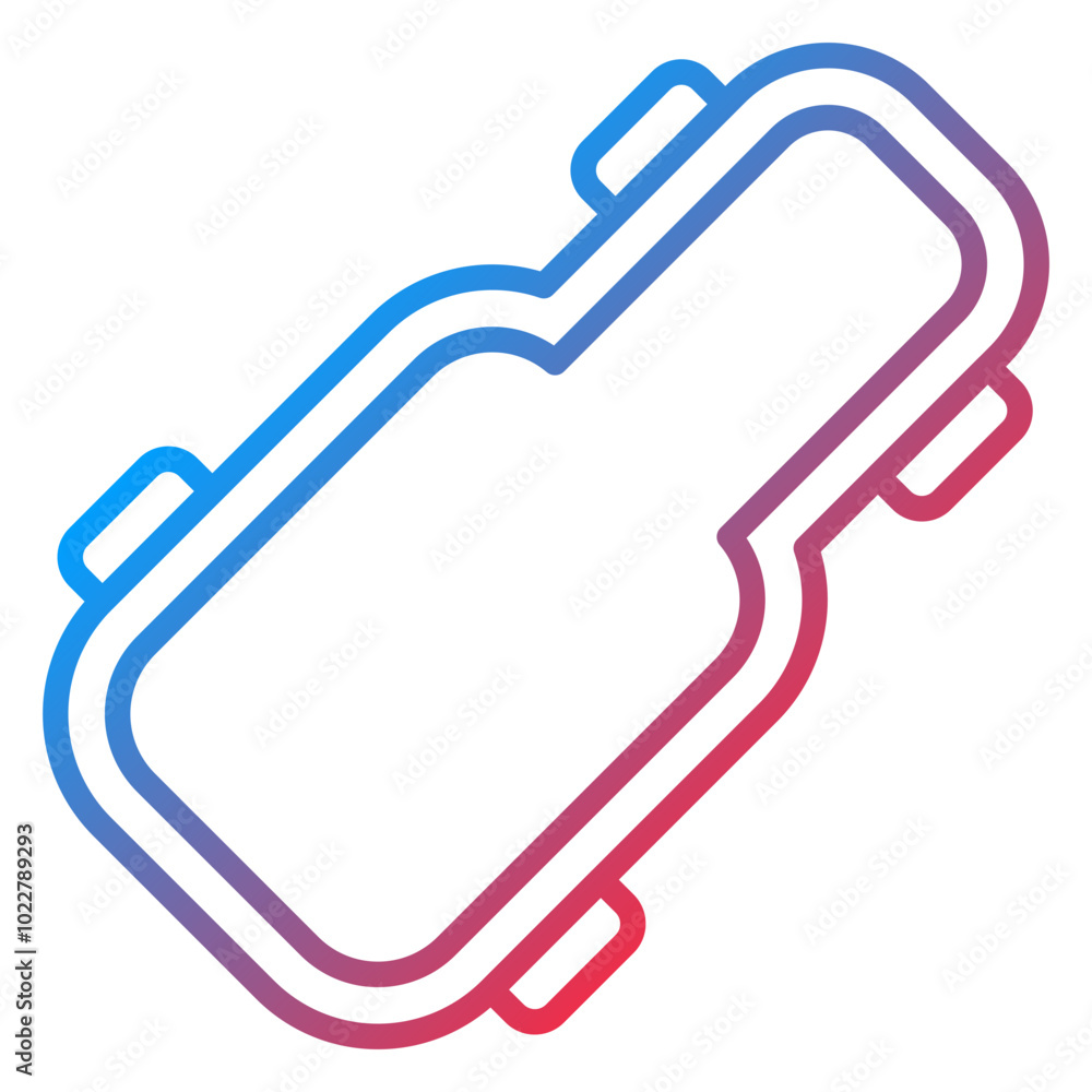 Electric Skateboard Lane icon style Electric Skateboard Lane icon style