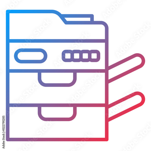 Copy Machine icon style