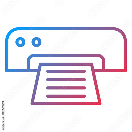 Printer Out icon style