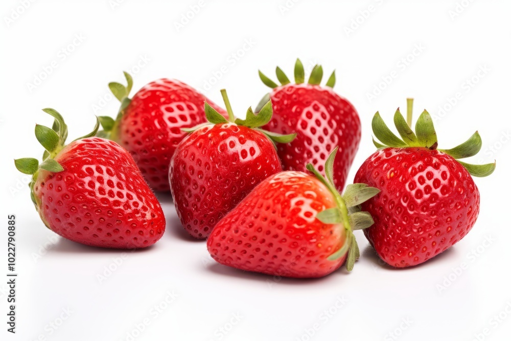 Berry Bliss: Strawberries with Pink Yogurt Delight, generative ai Berry Bliss: Strawberries with Pink Yogurt Delight, generative ai