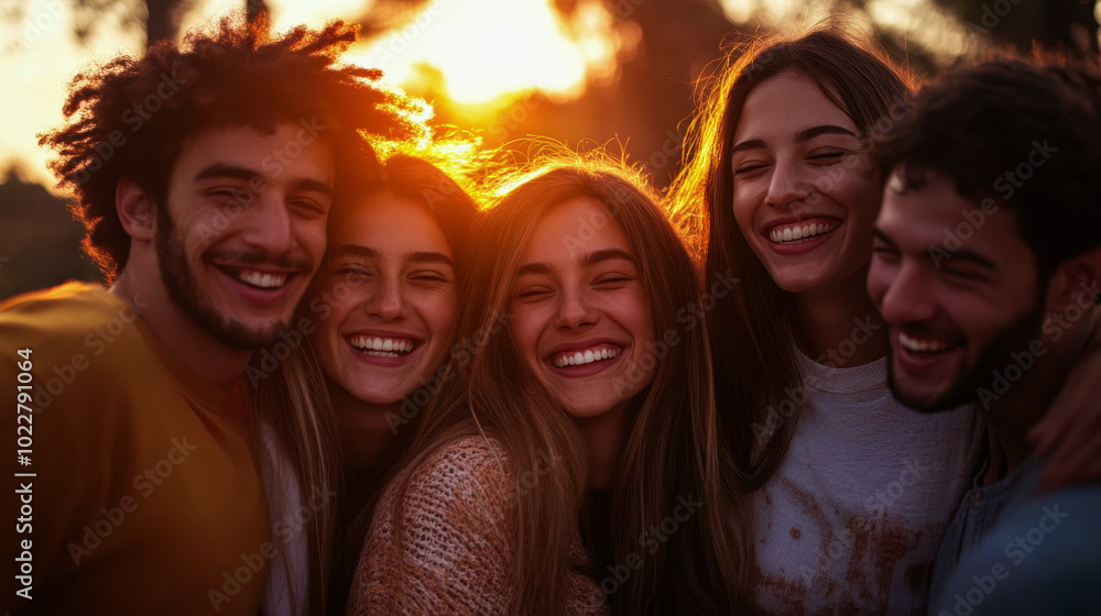 Friends Day in the USA. a meeting of friends. a group of friends Friends Day in the USA. a meeting of friends. a group of friends