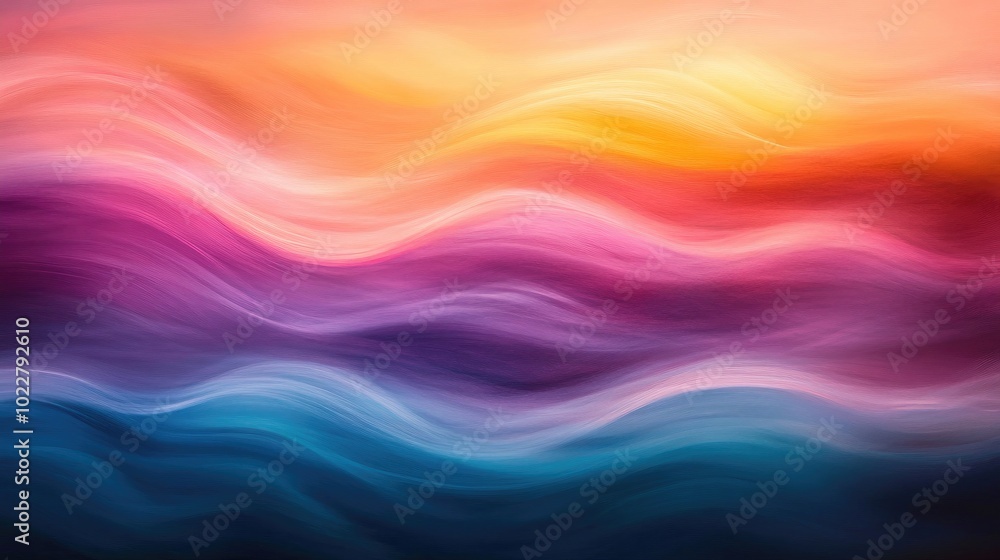 Abstract luxury design painting featuring vibrant waves Artistic blurred effect creates a dynamic background Abstract luxury design painting featuring vibrant waves Artistic blurred effect creates a dynamic background