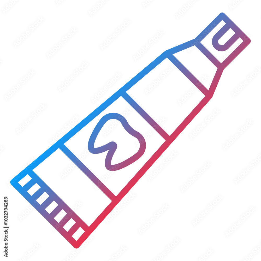 Toothpaste icon style Toothpaste icon style