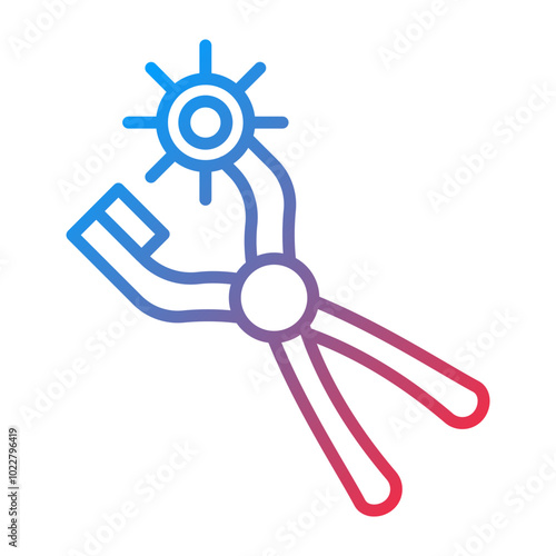 Leather Punch icon style