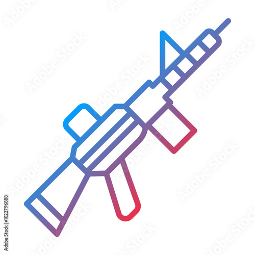 Gun icon style