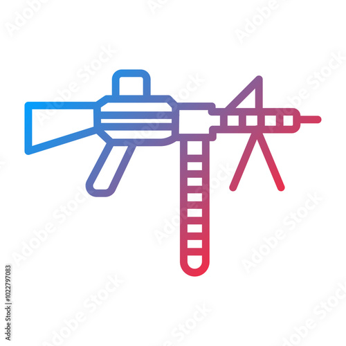 Machine Gun icon style