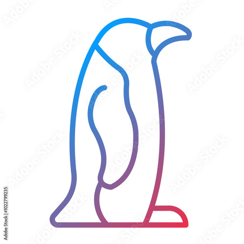 Penguin icon style