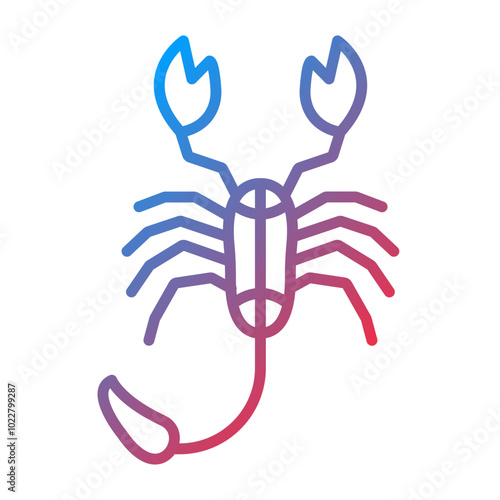 Scorpion icon style