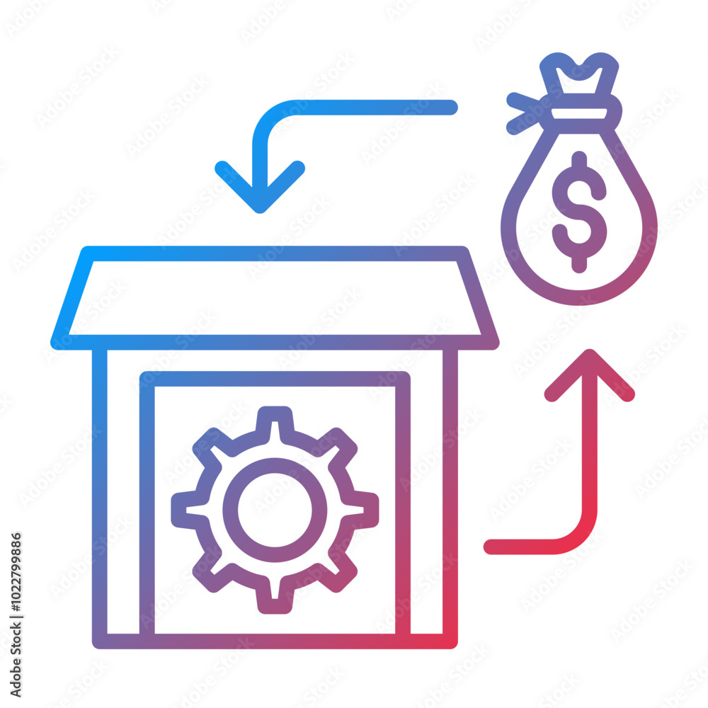 Refinancing icon style Refinancing icon style